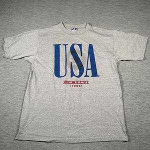 Vintage Pro Spirit Shirt Mens Large USA 1996 MCMXCVI Graphic Made in USA Tee 90s